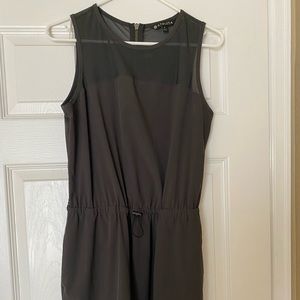Athleta Sol Dress Black Olive 4 GUC